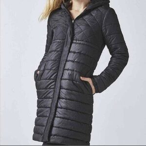 Kate Hudson Fabletics Black Puffy Winter Coat
